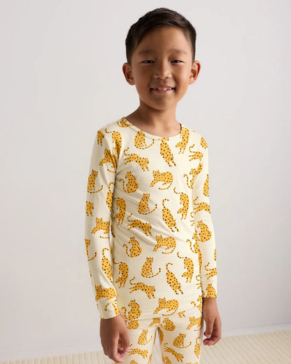 Bamboo Long Sleeve and Pant Pajama Set - 6 / Wildflower Dreams