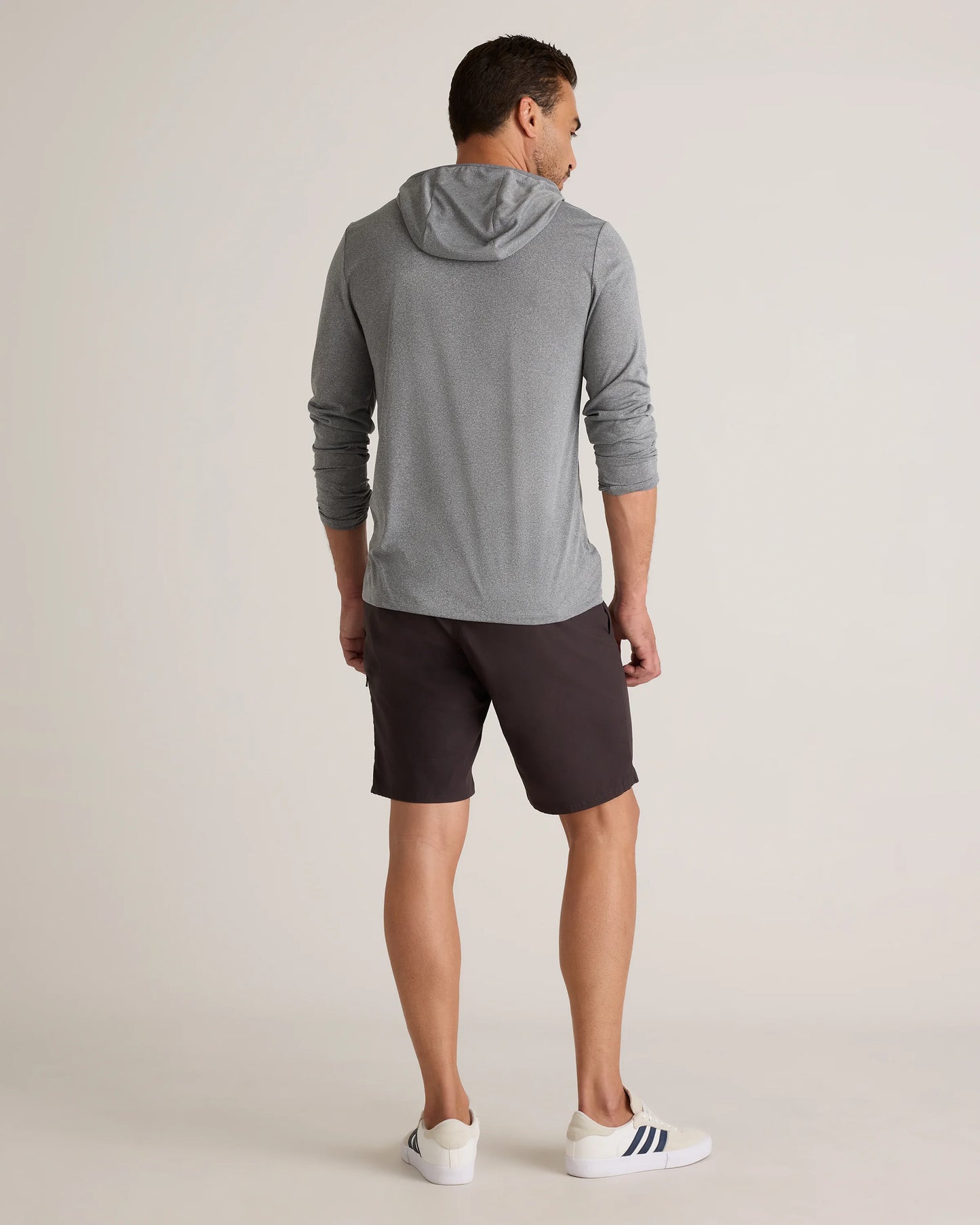 Organic Stretch Ripstop Shorts - 10" - S / Morel Grey