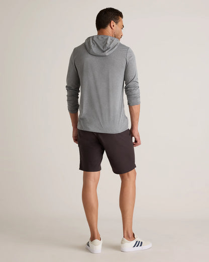 Organic Stretch Ripstop Shorts - 10" - S / Morel Grey
