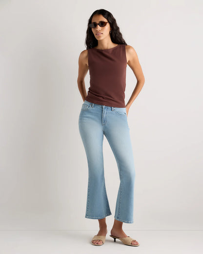 Luna Stretch Flare Jeans - 24 / Black