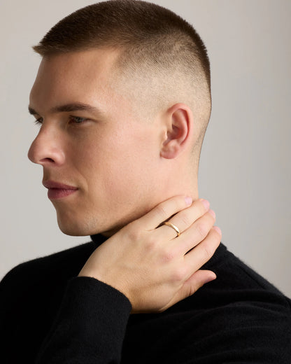 Low Dome Band - 4mm - 6 / Yellow Gold