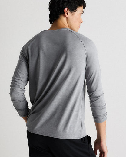 Flowknit Breeze Performance Long Sleeve Tee - XS / Heather Grey