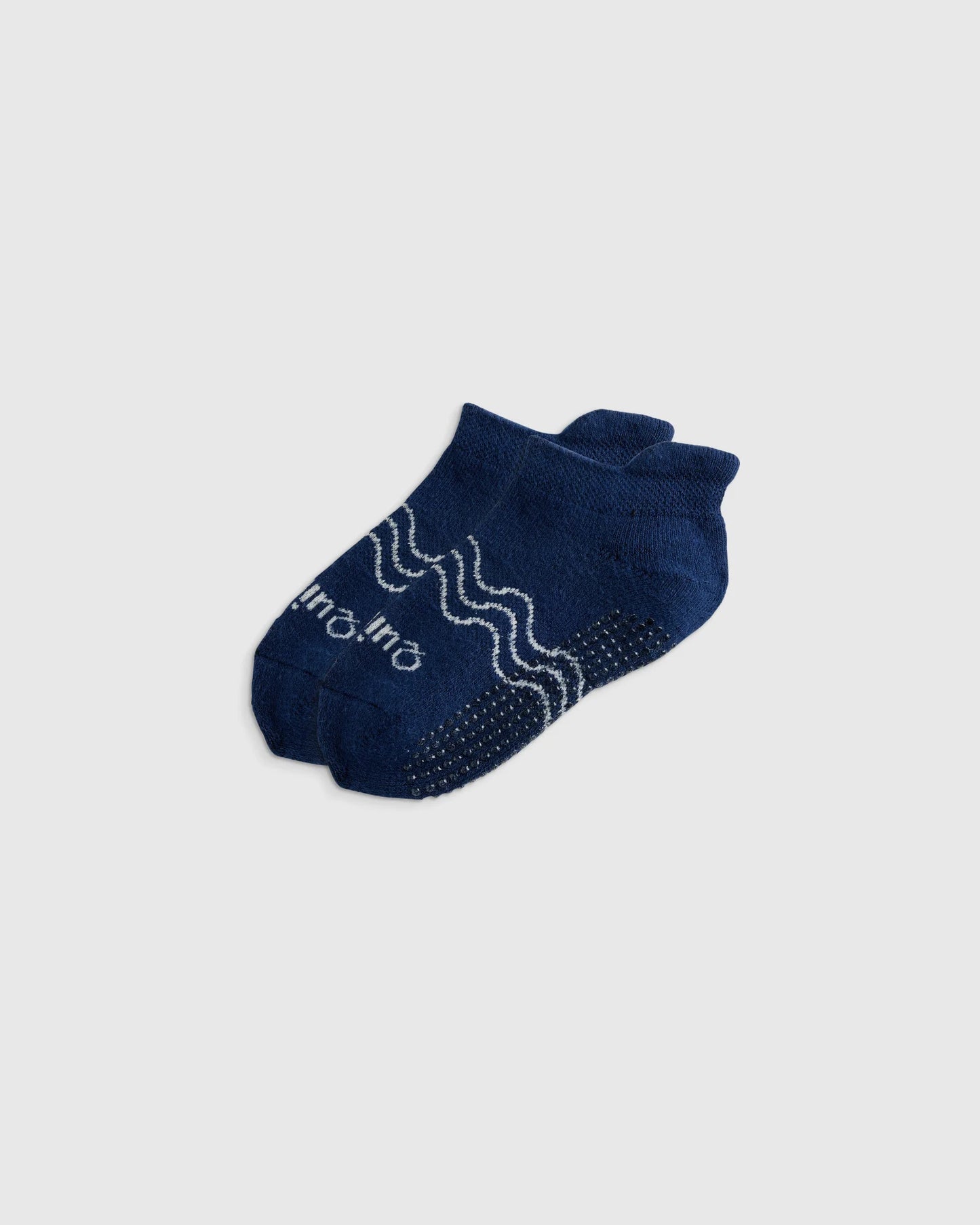Organic Cotton Gripper Ankle Socks 8-Pack - 12M-24M / Pink/White Multi