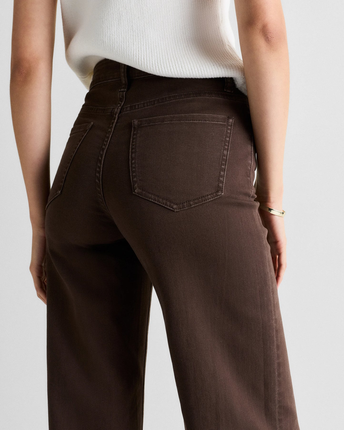 Bella Stretch Wide Leg Jeans - 24 / Frosted Blue