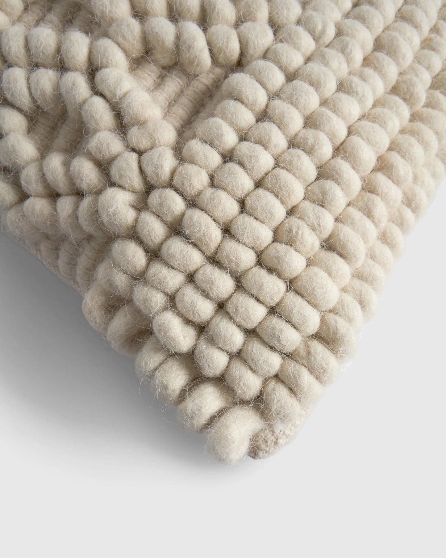 Kai Wool Pillow Cover - 20x20 / Ivory