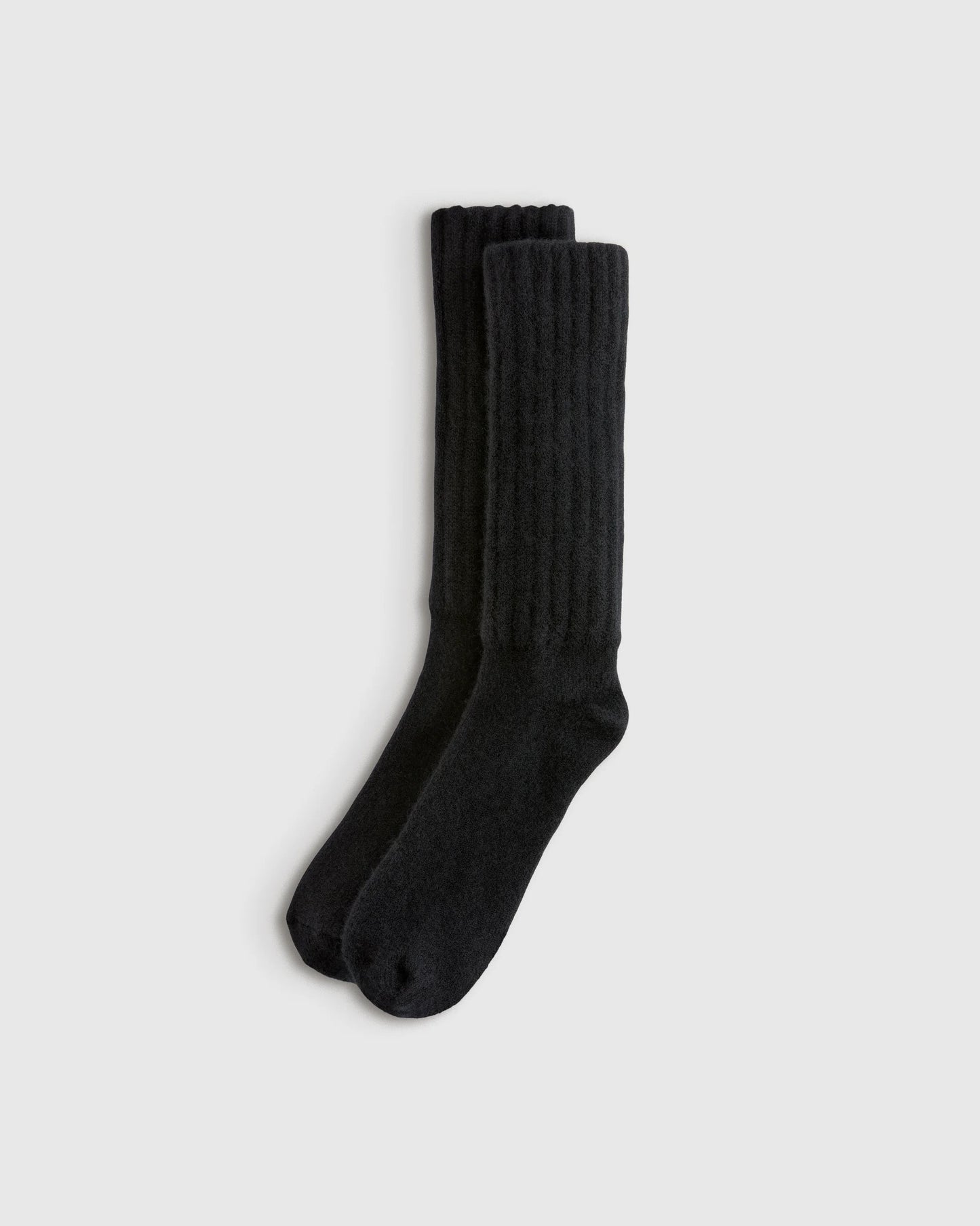 Mongolian Cashmere Slouch Sock - XS/S / Ivory