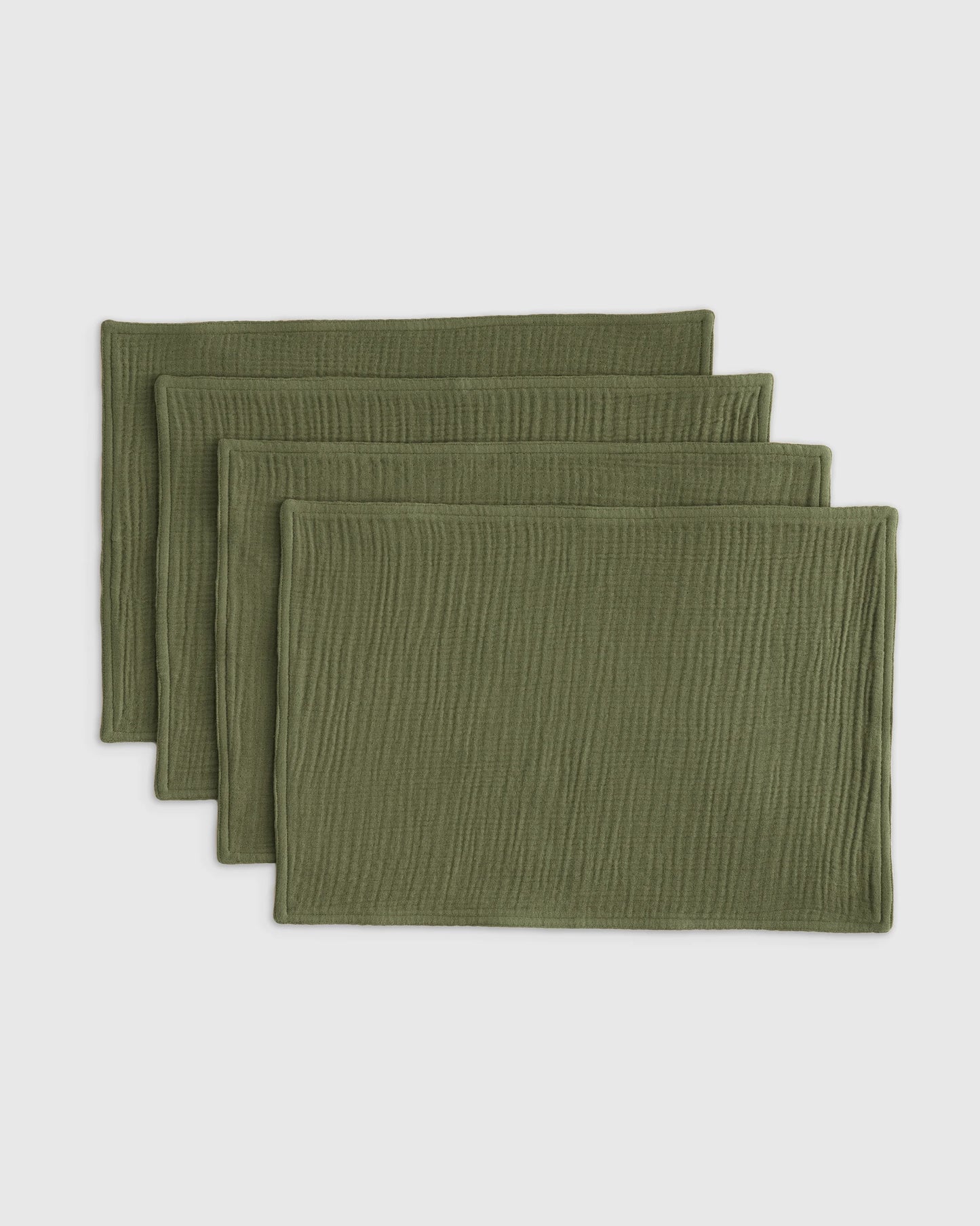 Organic Cotton Gauze Placemats - One Size / Chocolate