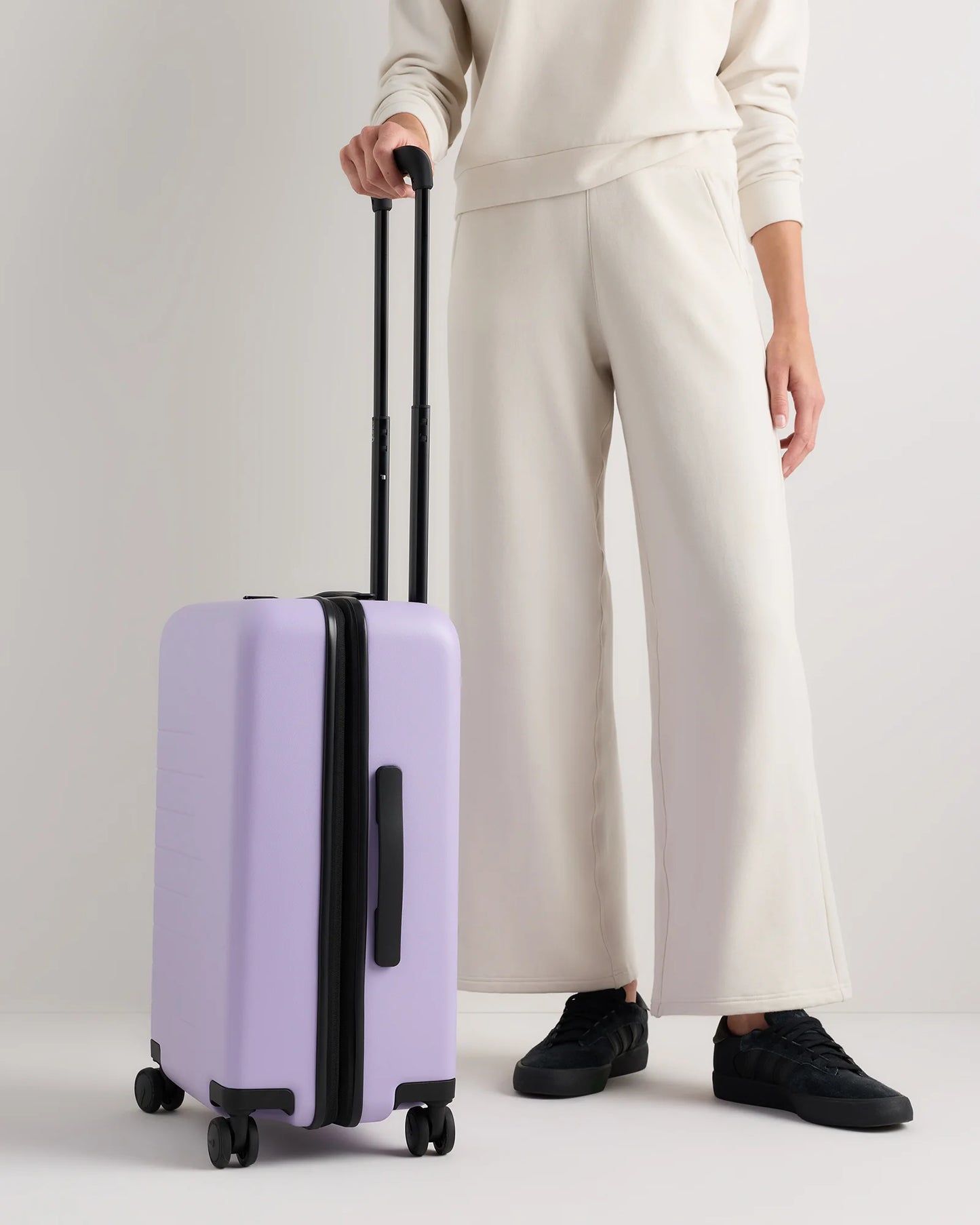 Expandable Carry-On Suitcase - One Size / Dark Green