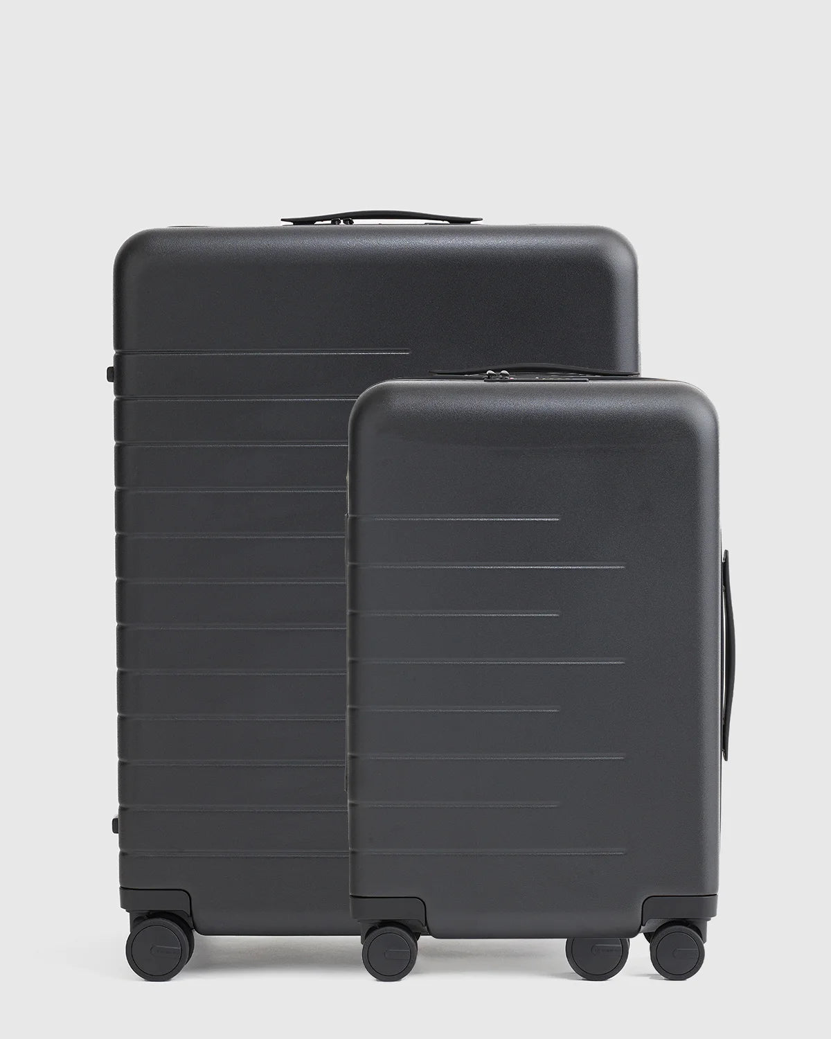 Small Carry-On & Large Check-In Suitcase Set - One Size / Olive