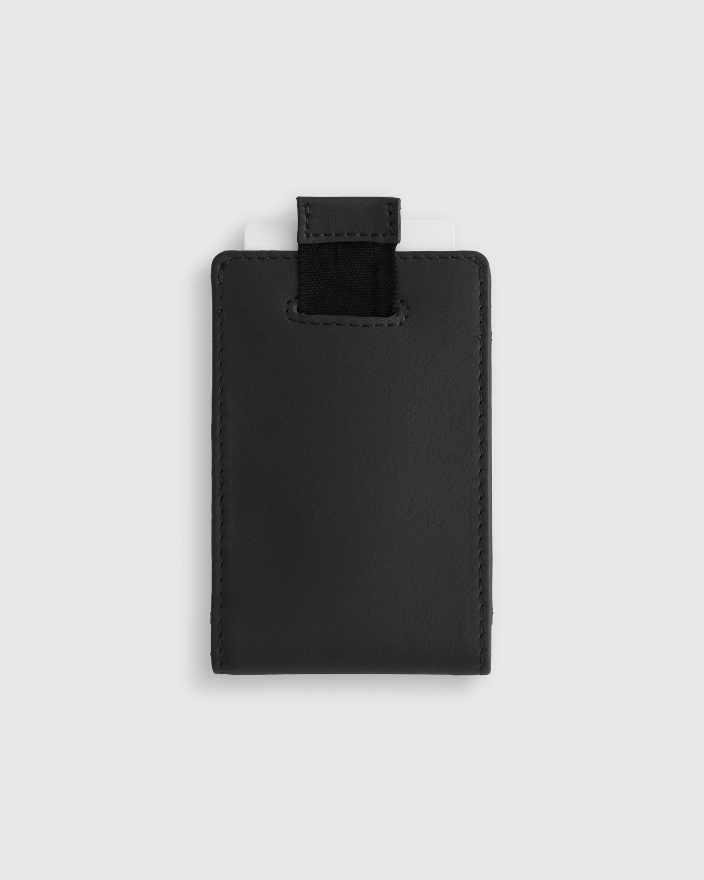 Italian Leather Money-Clip Wallet - One Size / Chocolate Brown