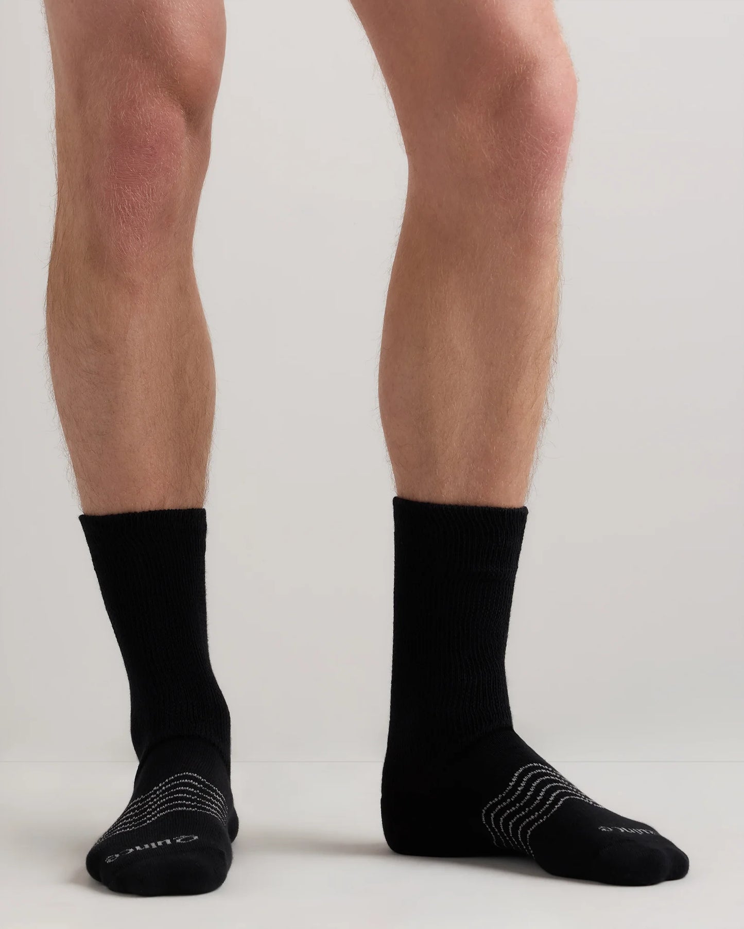 Everyday Cotton Targeted Stretch Crew Socks (4-Pack) - S / White