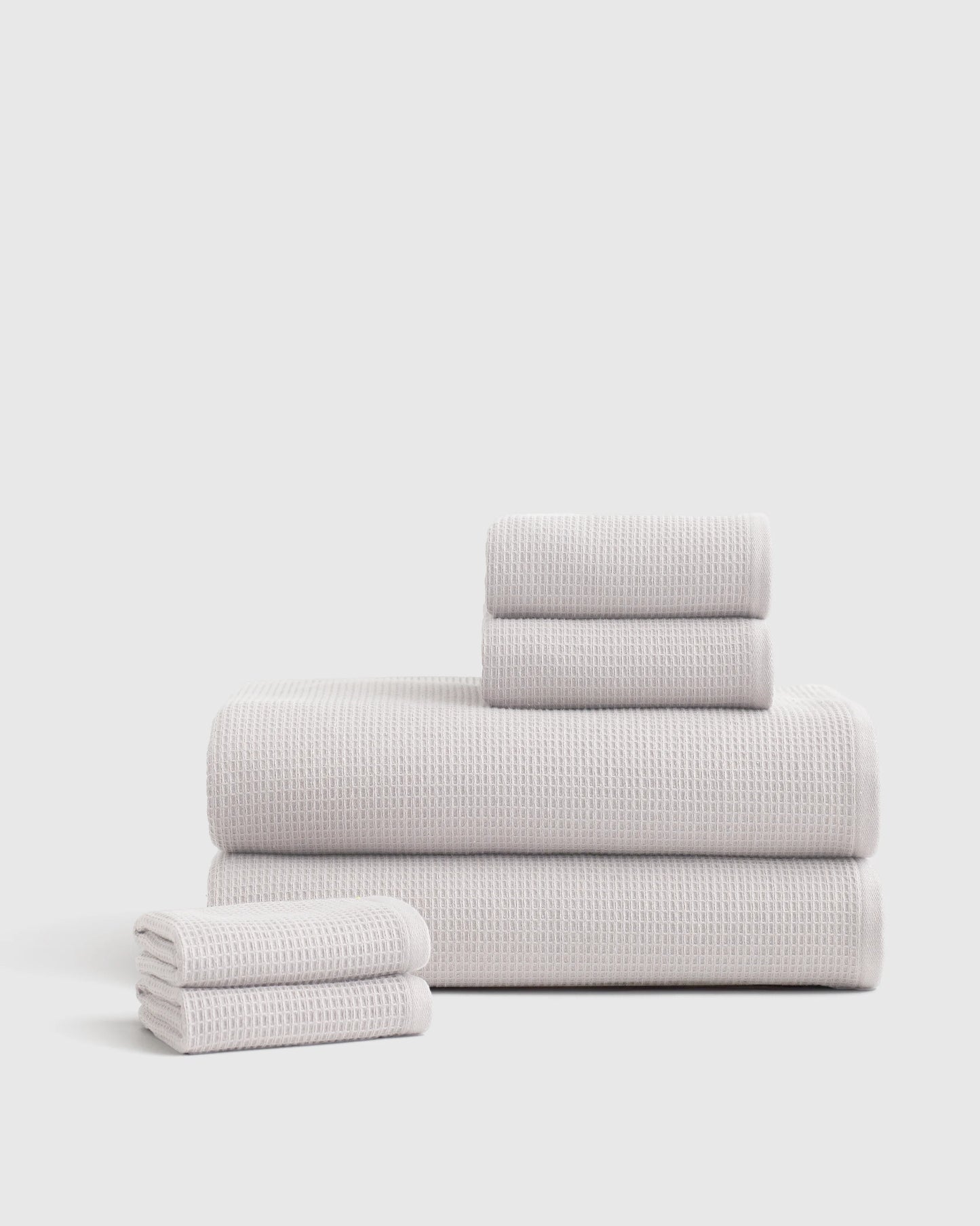Turkish Waffle Terry Bath Sheet Bundle - One Size / White