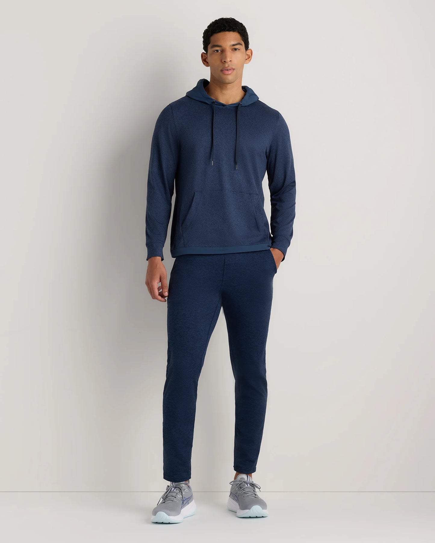 Flowknit Performance Hybrid Pullover Hoodie - S / Heather Green