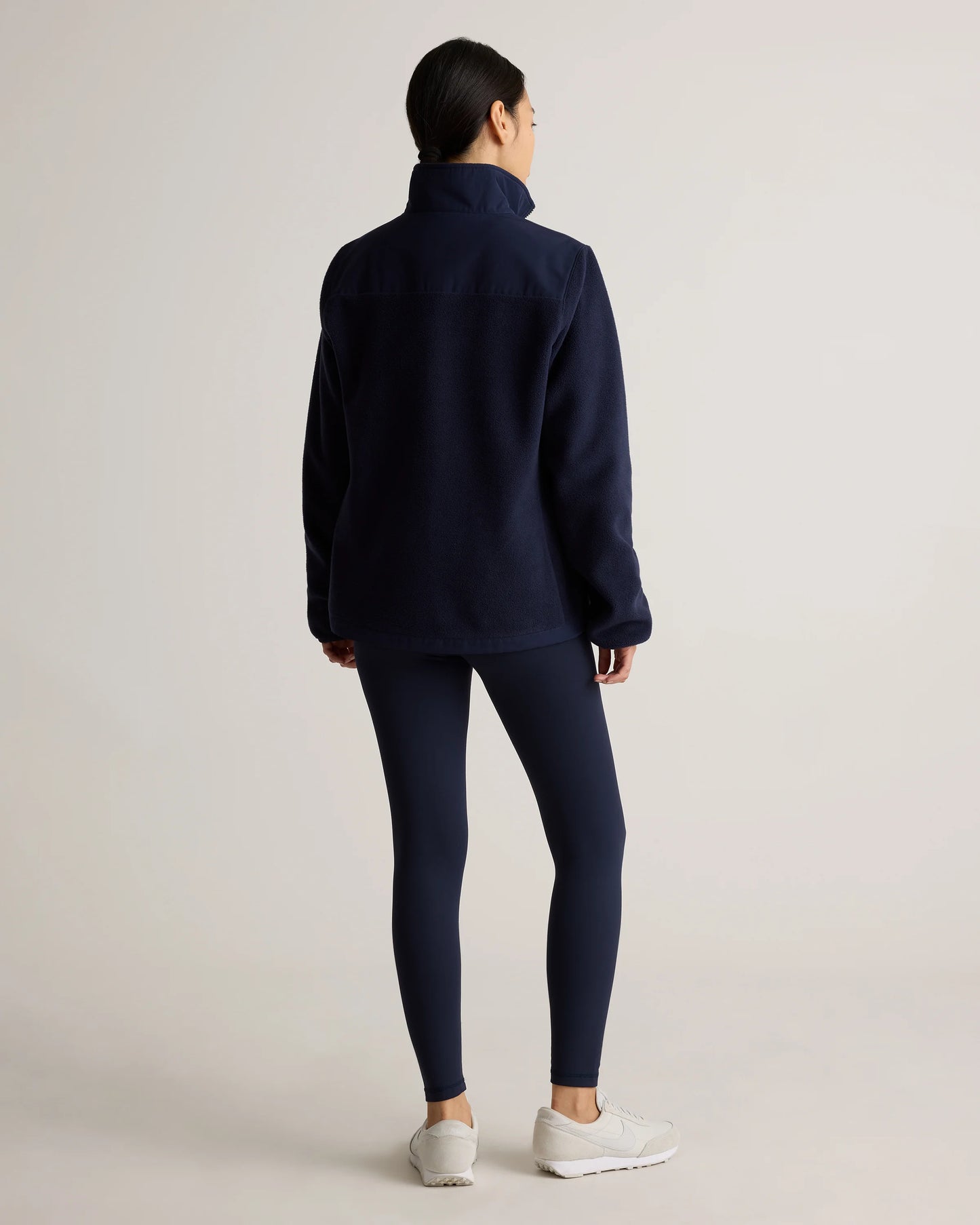 Polar Fleece Full-Zip Jacket - XS / Gravel/Bold Black