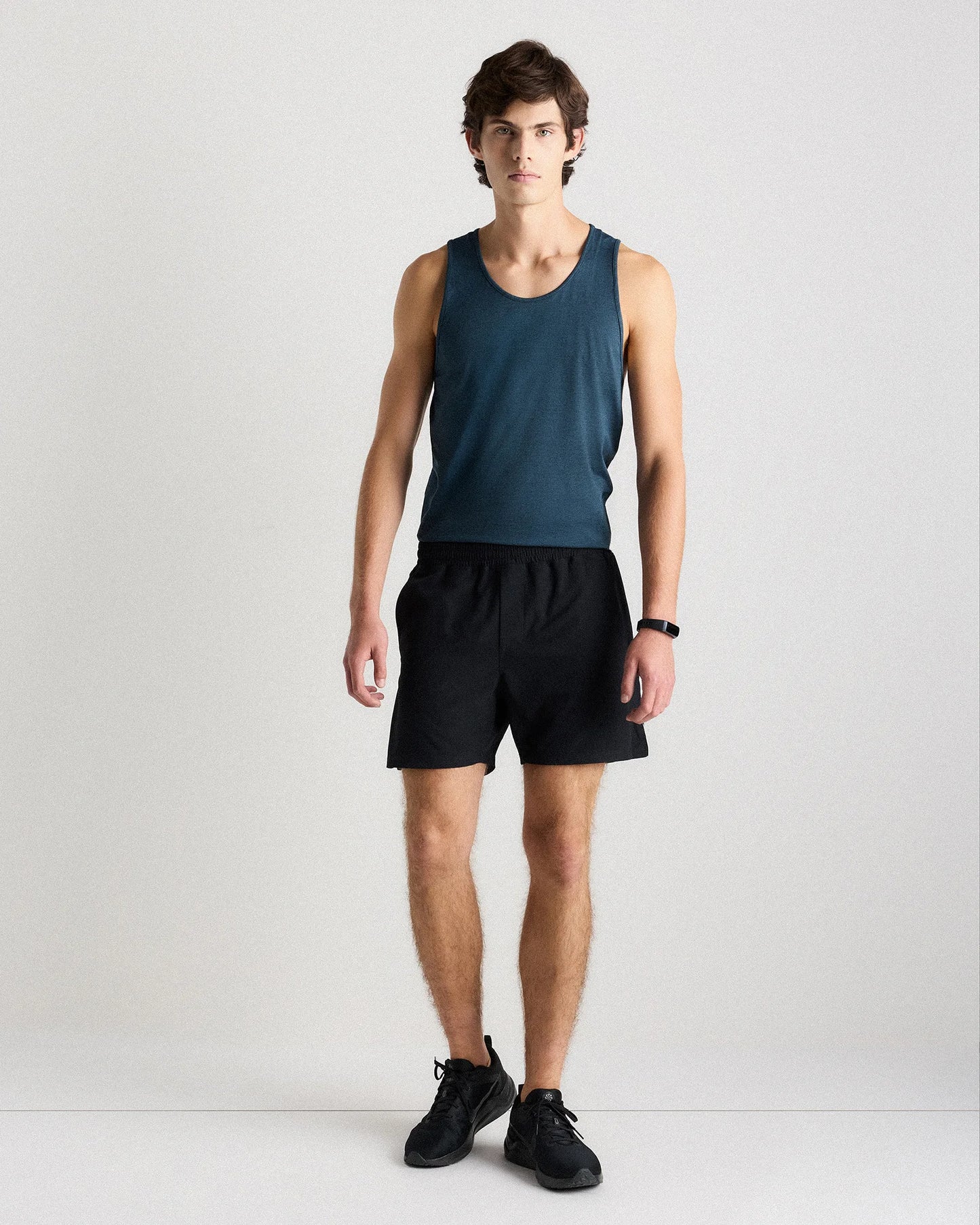 Classic Lined Run Shorts - 5" - S / Black