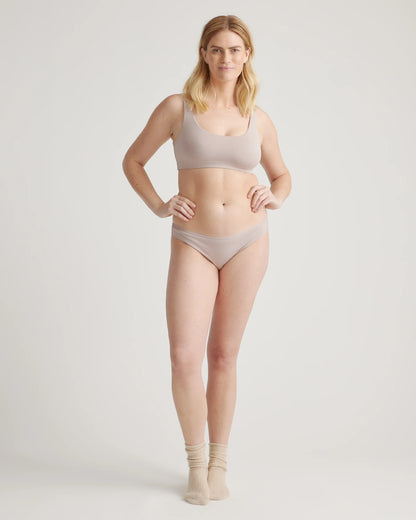 Organic Cotton Bikini (6-pack) - XS / Mink