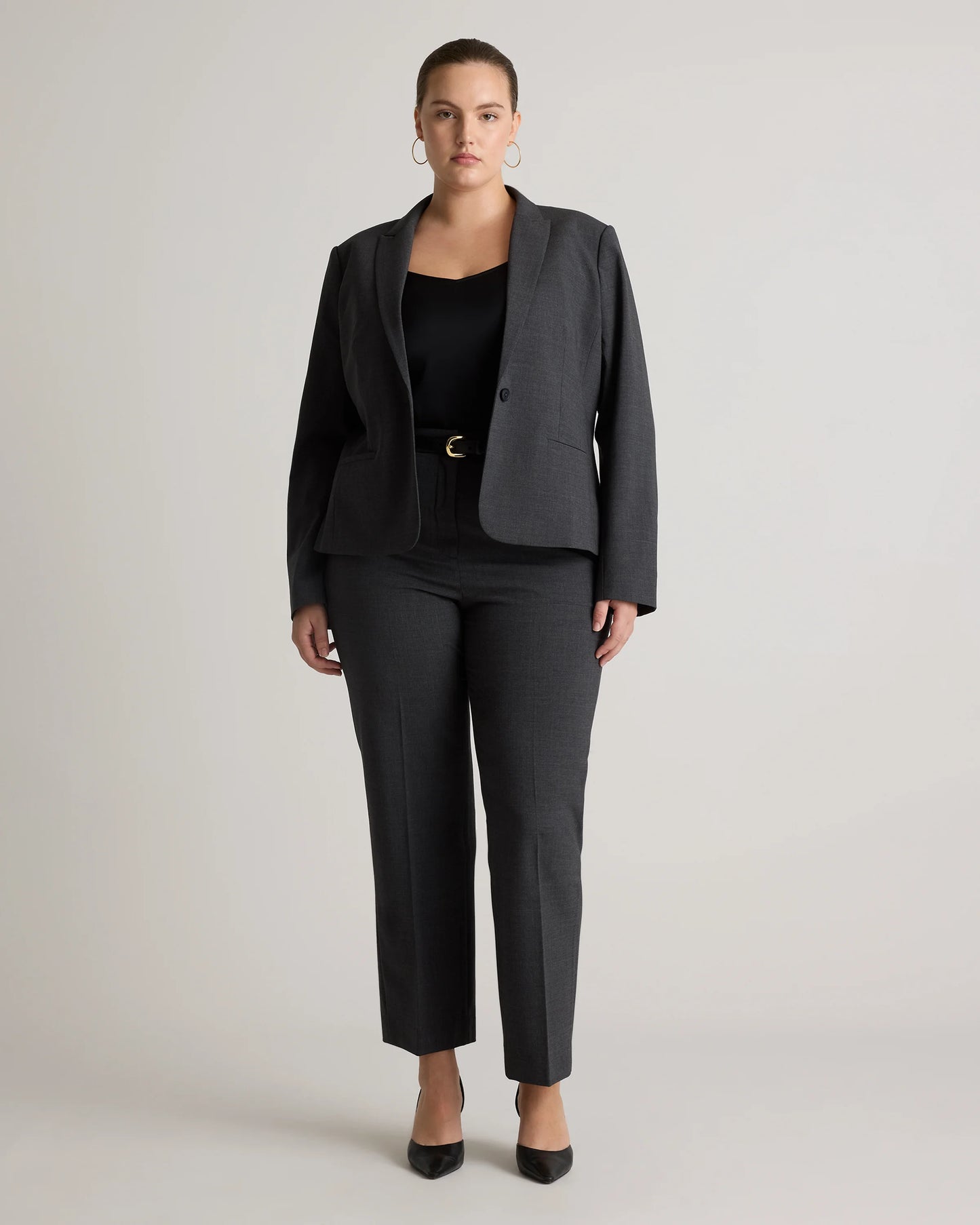 Italian Wool Tailored Blazer - XS / Navy