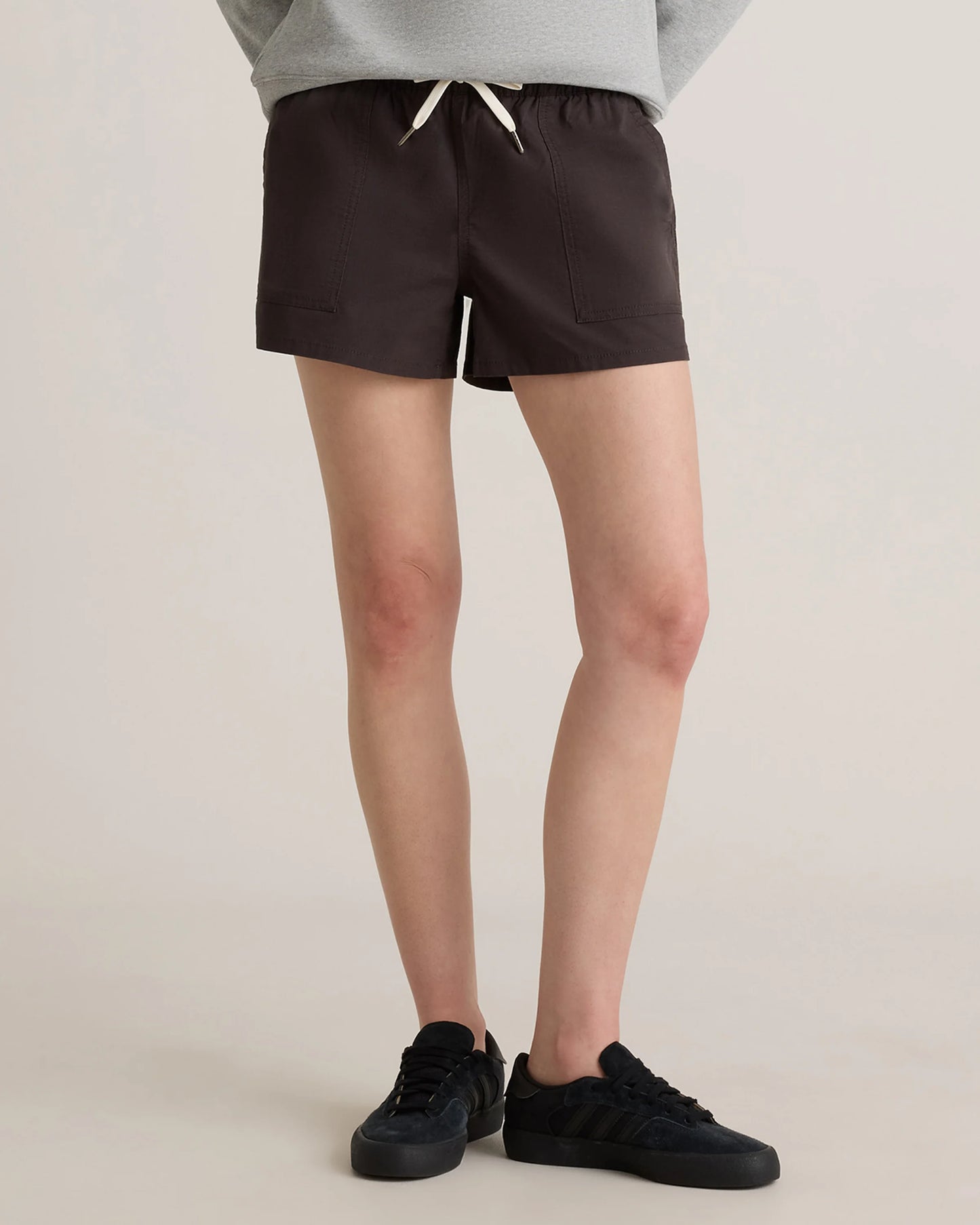 Organic Stretch Ripstop Shorts - XS / Steel