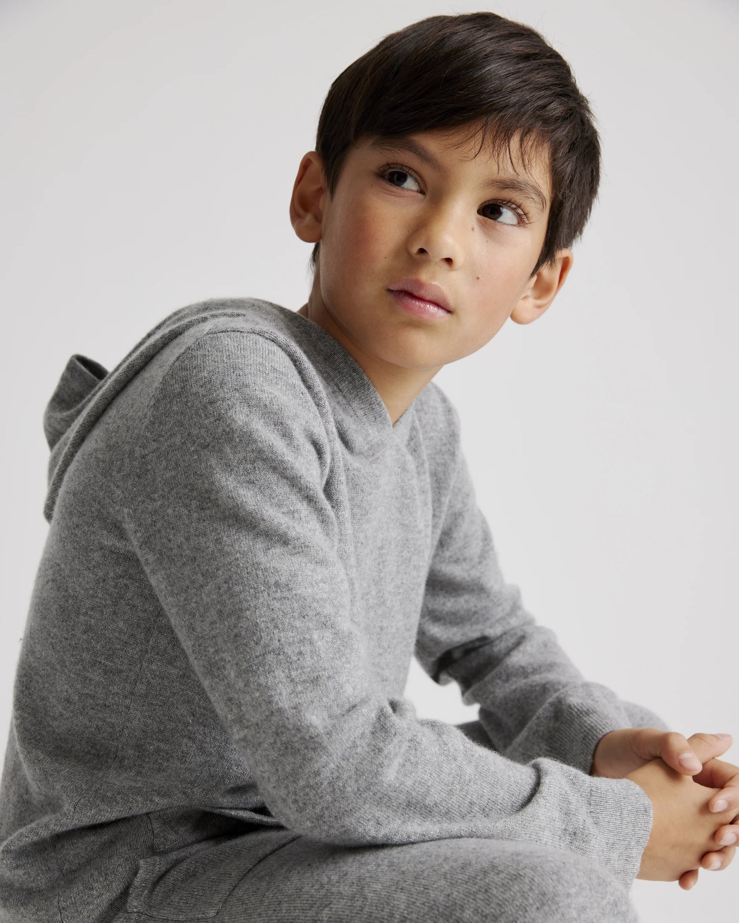 Washable Cashmere Hoodie - 6 / Oatmeal