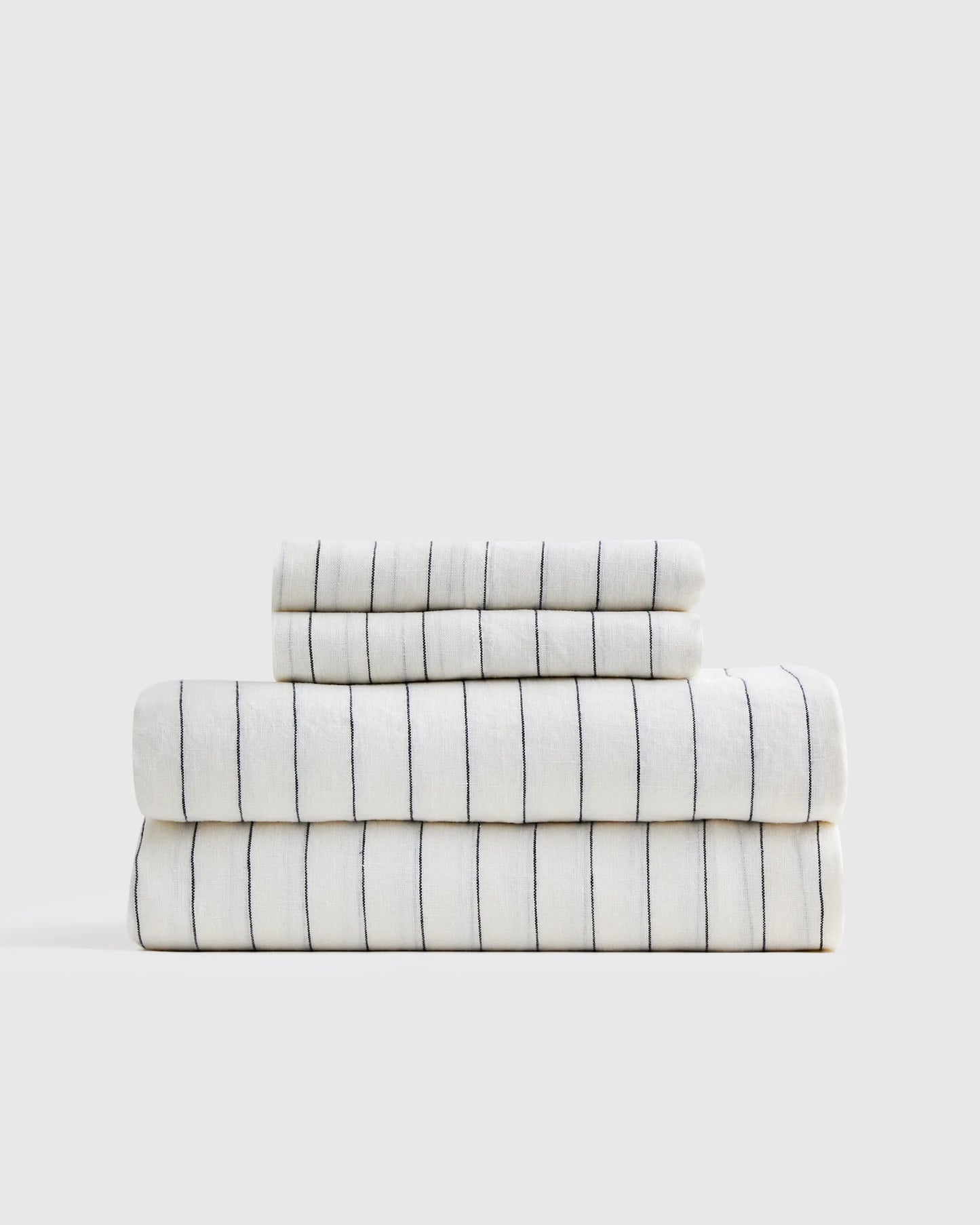 European Linen Sheet Set - Twin / Peach