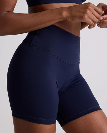 Power-Up High-Rise Training Shorts - XS / Azul Blue