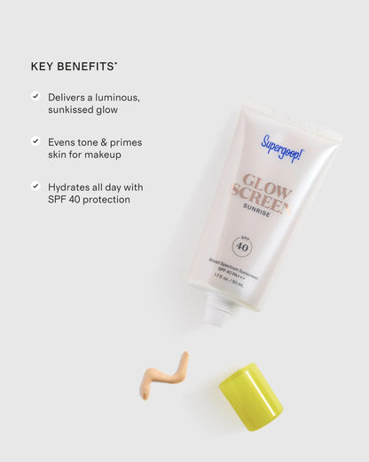 Glowscreen SPF 40 1.7 oz by Supergoop! - One Size / Sunset