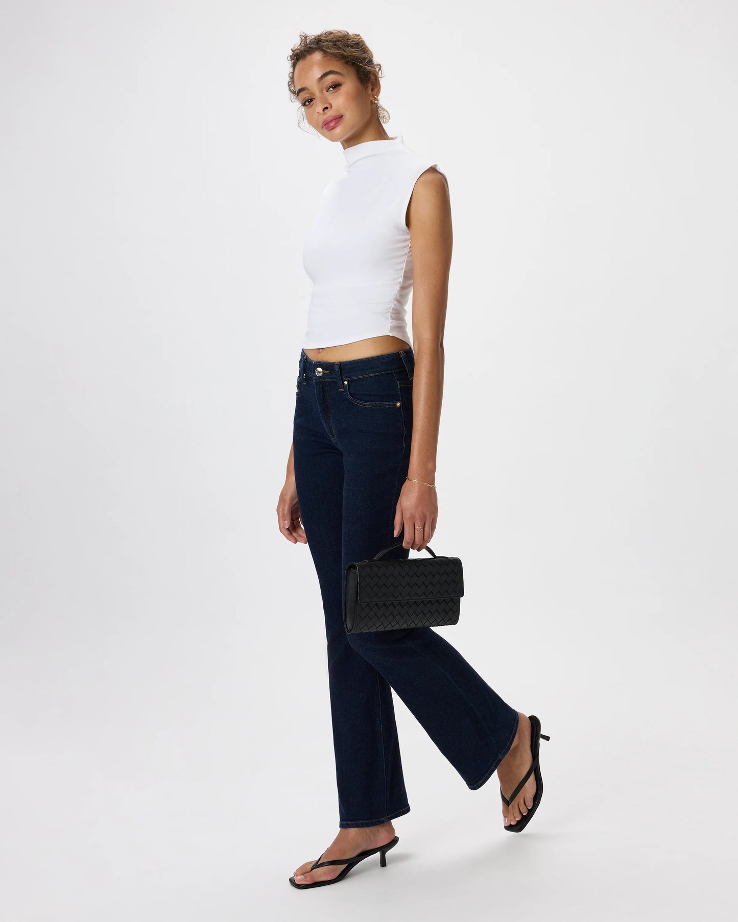 Eloise Handwoven Clutch - One Size / Black