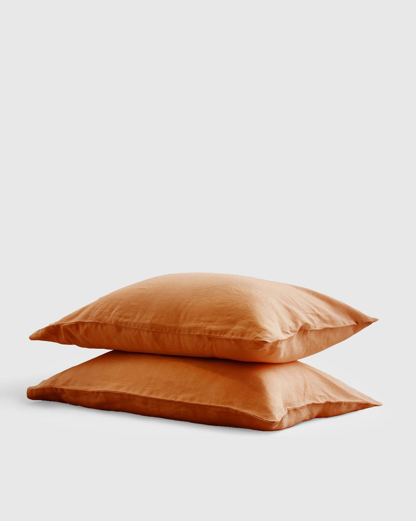 European Linen Pillowcase Set - Standard / White