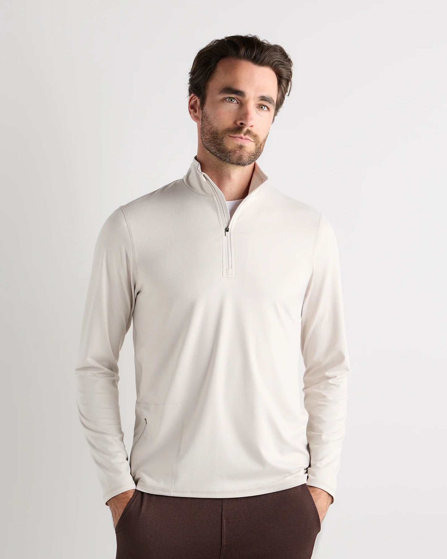 Flowknit Performance Half-Zip - XS / Heather Morel Grey