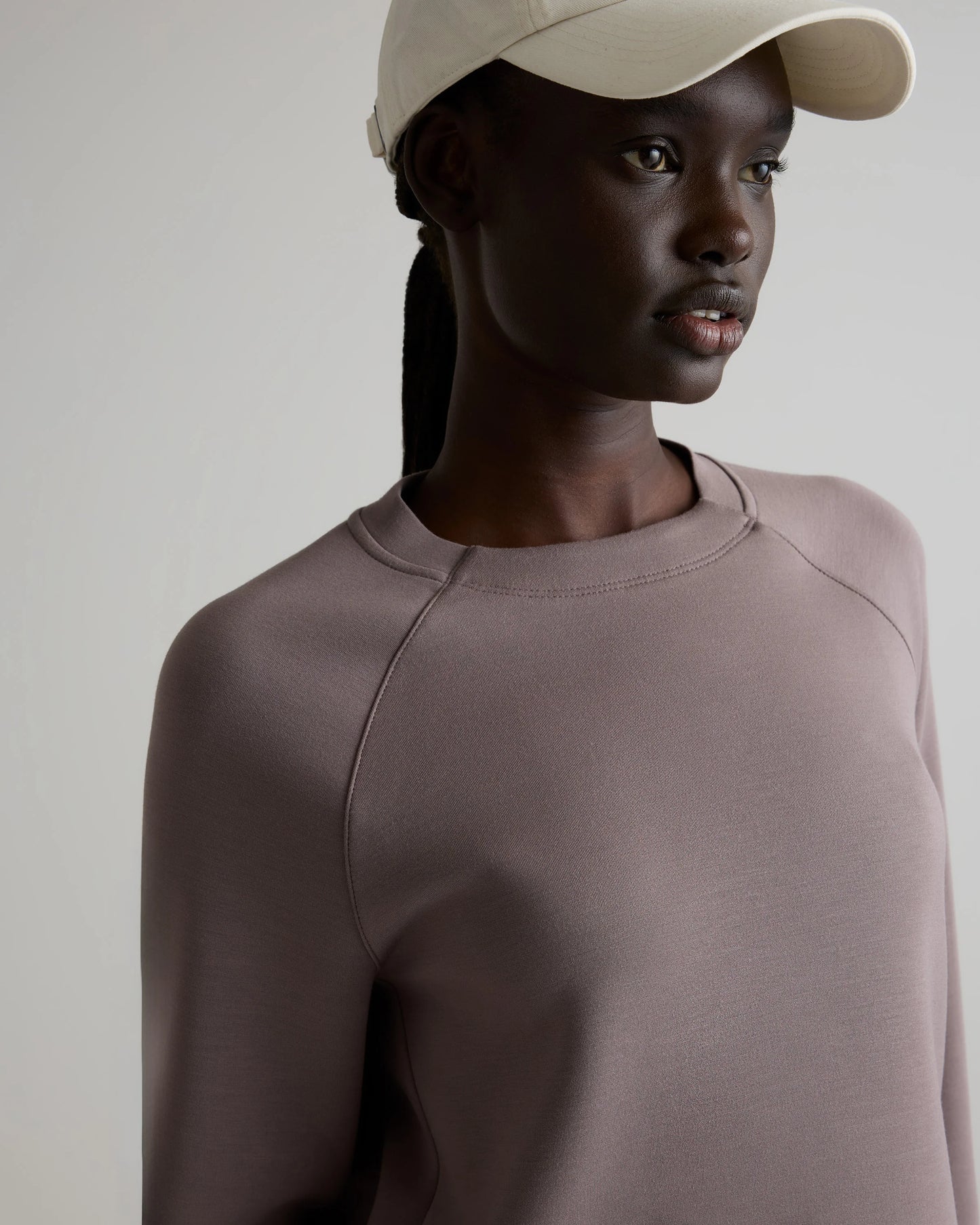 CloudComfort Crewneck Sweatshirt - XS / Pebble Beige