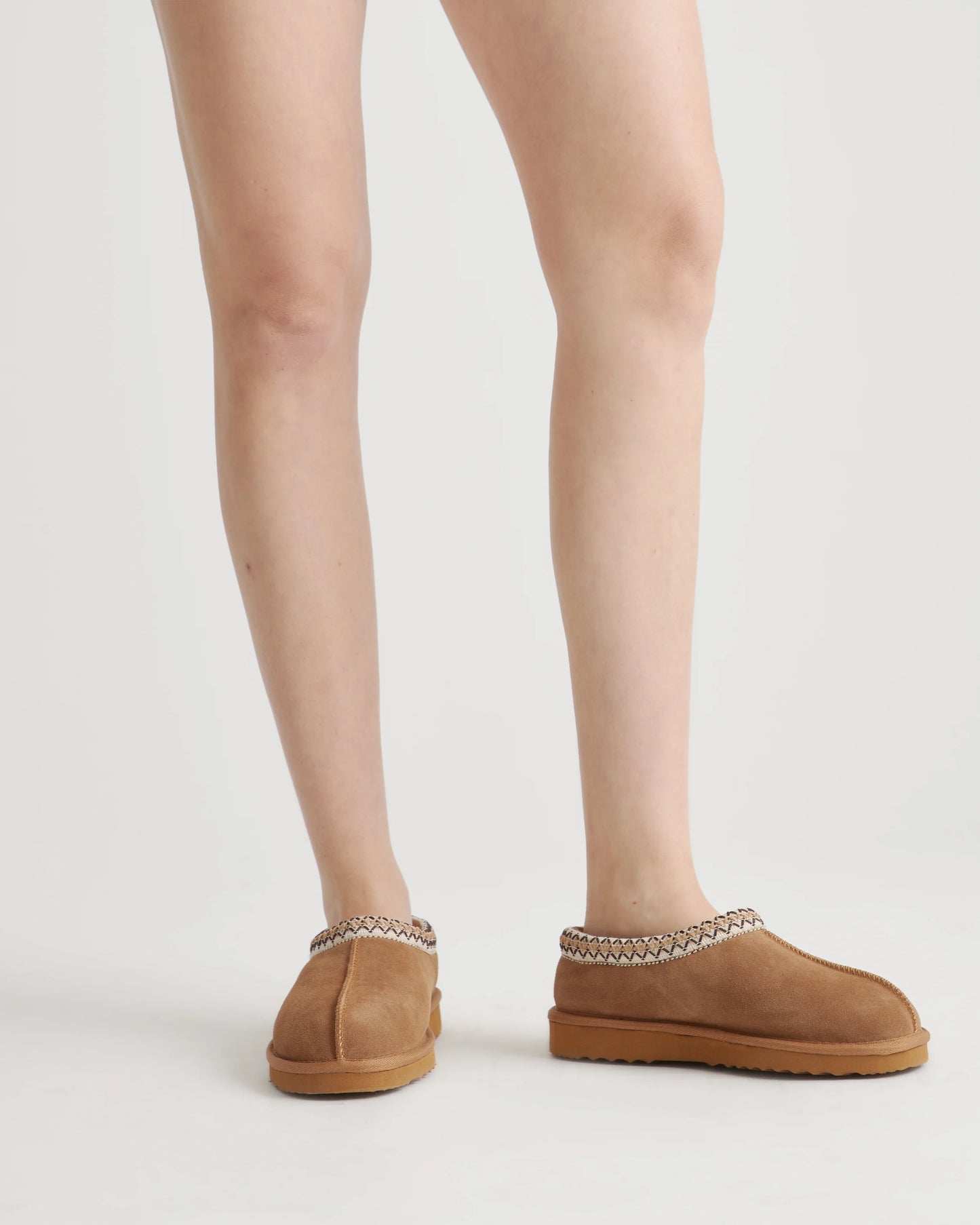 Australian Shearling Clog Slipper - 5 / Pecan