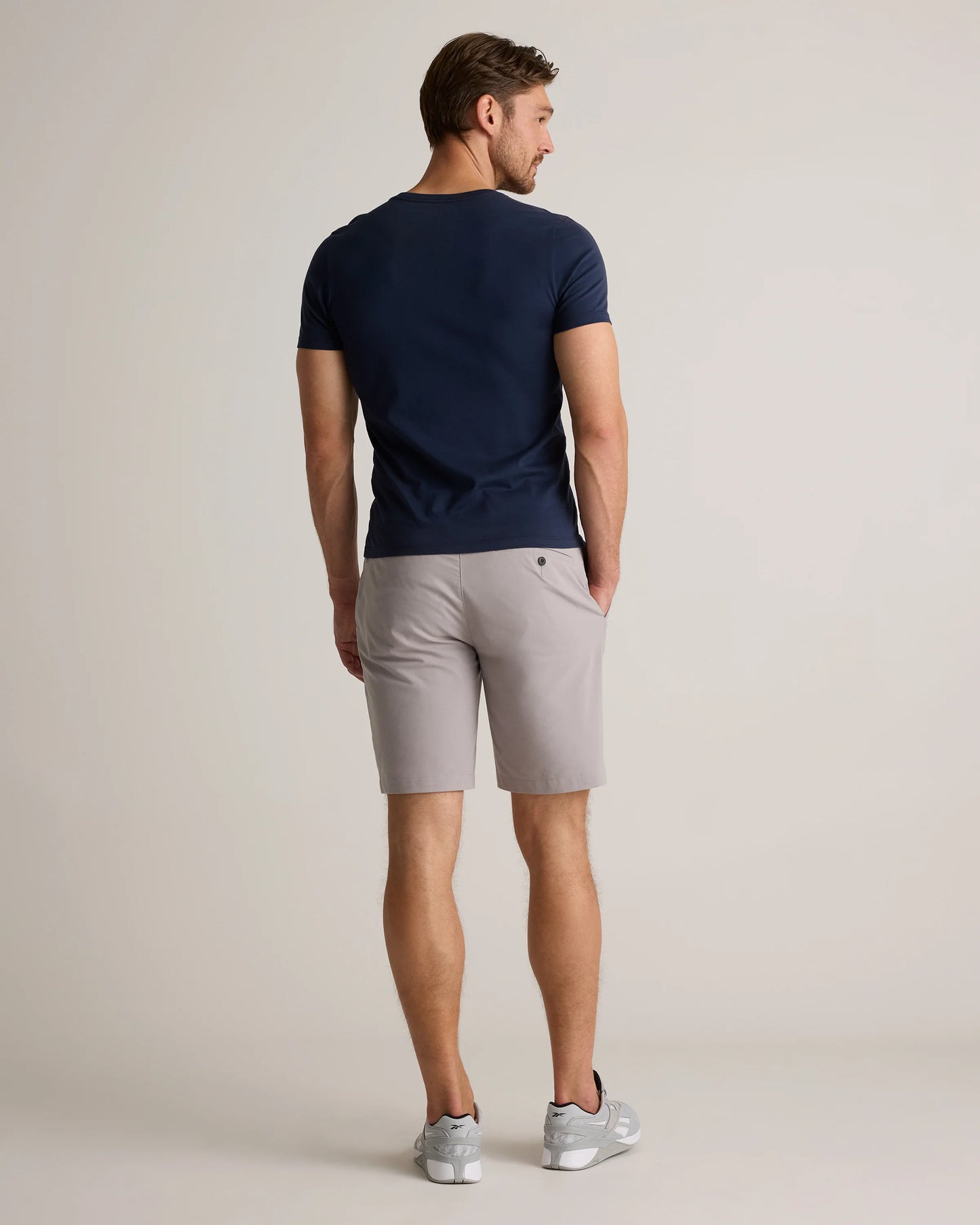 Organic Cotton Coolmax® Chino Shorts - 9" - 30 / Gravel