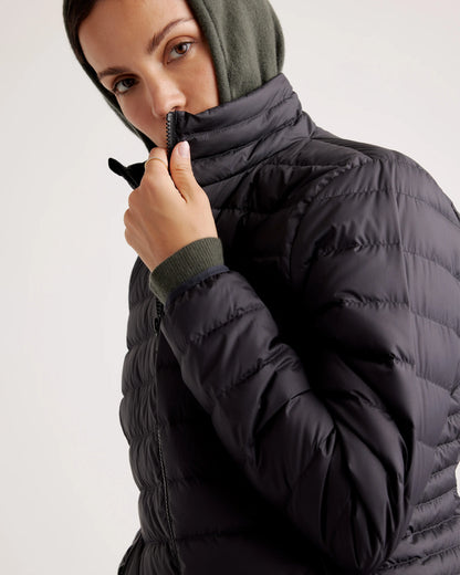 Lightweight Down Packable Puffer Jacket - XS / Black