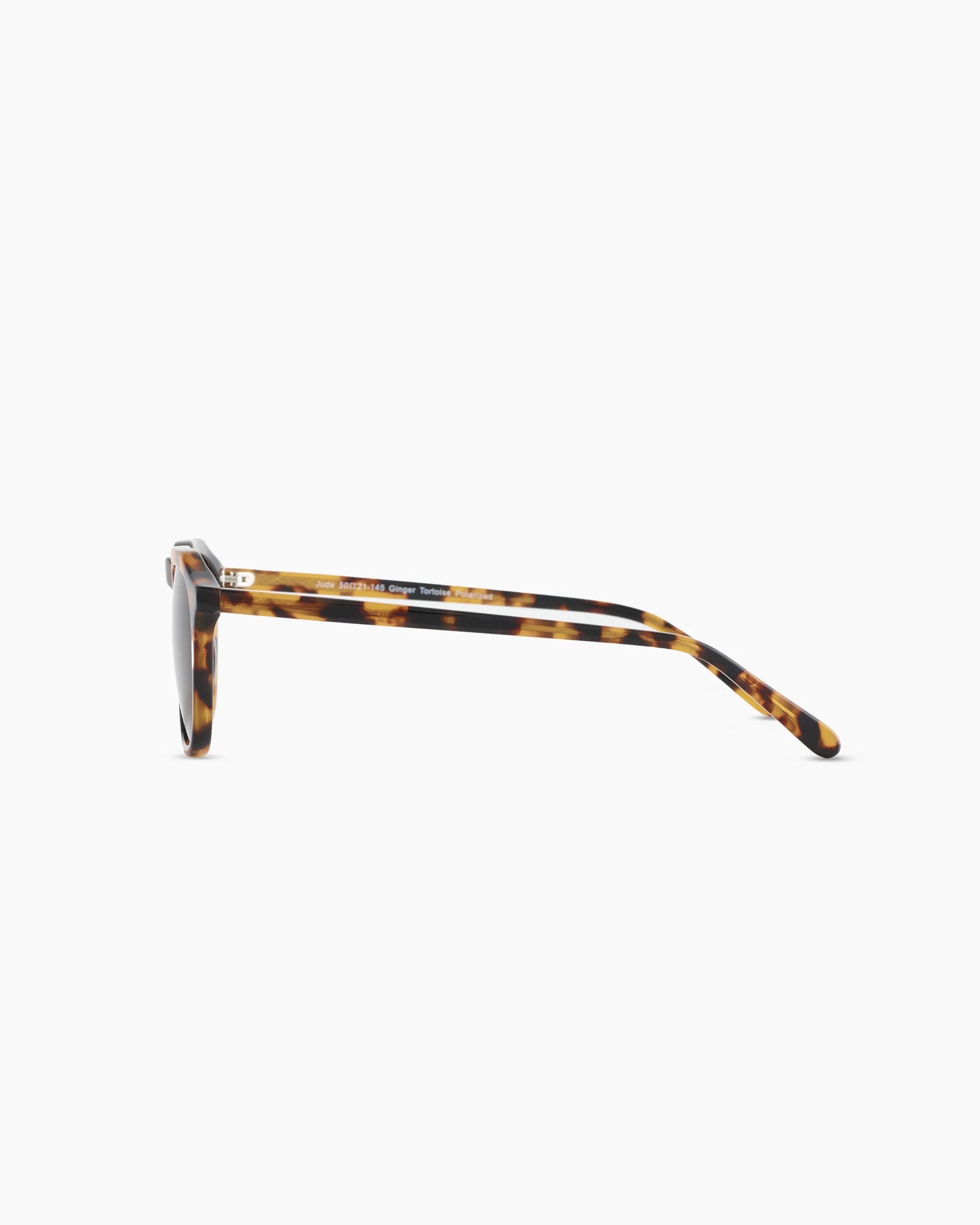 Jude Polarized Acetate Sunglasses - One Size / Black with Green lens