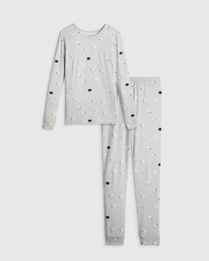 Bamboo Long Sleeve and Pant Pajama Set - 6 / Wildflower Dreams