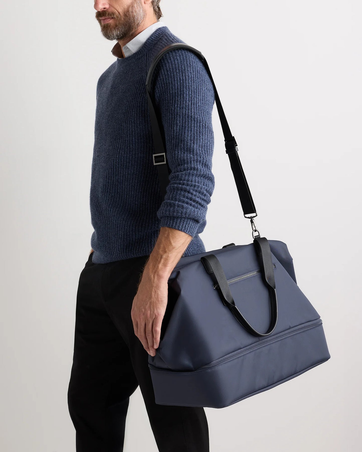 Voyage Nylon Dual Compartment Weekender - One Size / Black