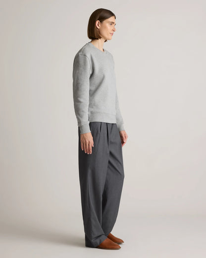Organic Heavyweight Fleece Crew - XS / Taupe