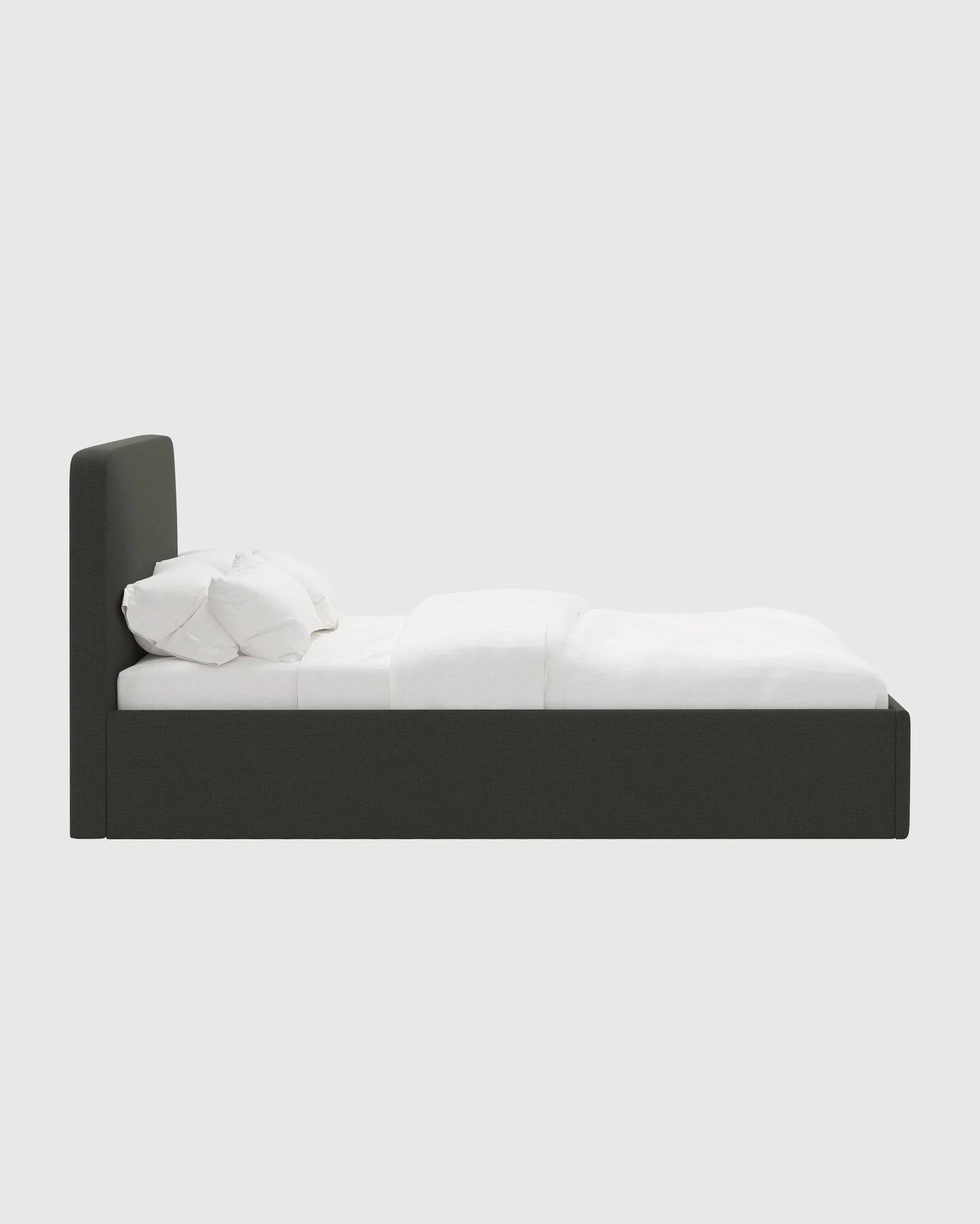 100% Linen Curved Bed - Full / Canvas