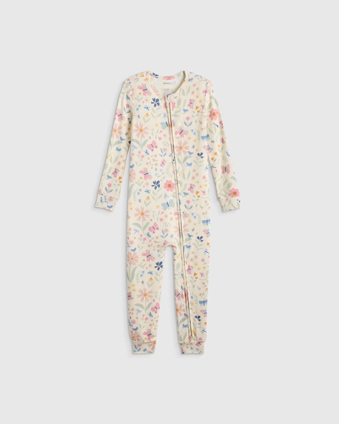 Bamboo One Piece Pajama - 2T / Wildflower Dreams