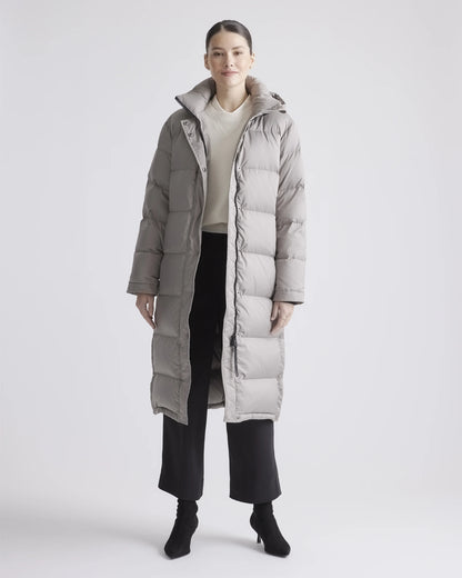 Responsible Down Long Puffer Jacket - XS / Black
