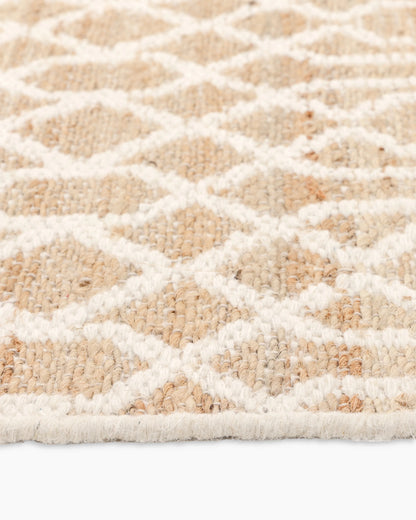Birch Handwoven Jute-Blend Rug - 5' x 8' / Brown