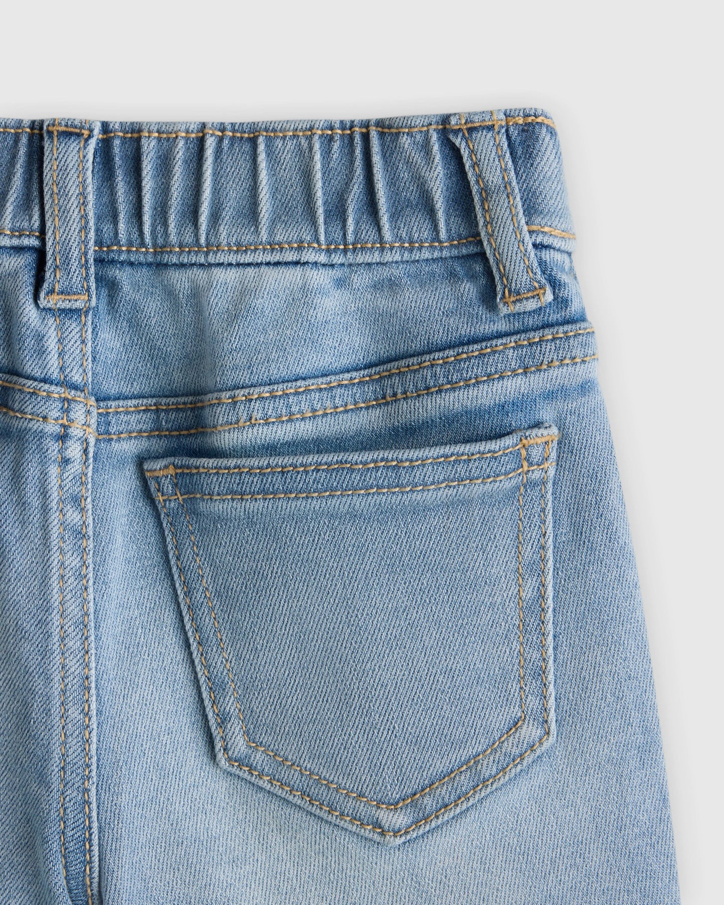 Girls Stretch Denim Short - 2T / Medium Wash