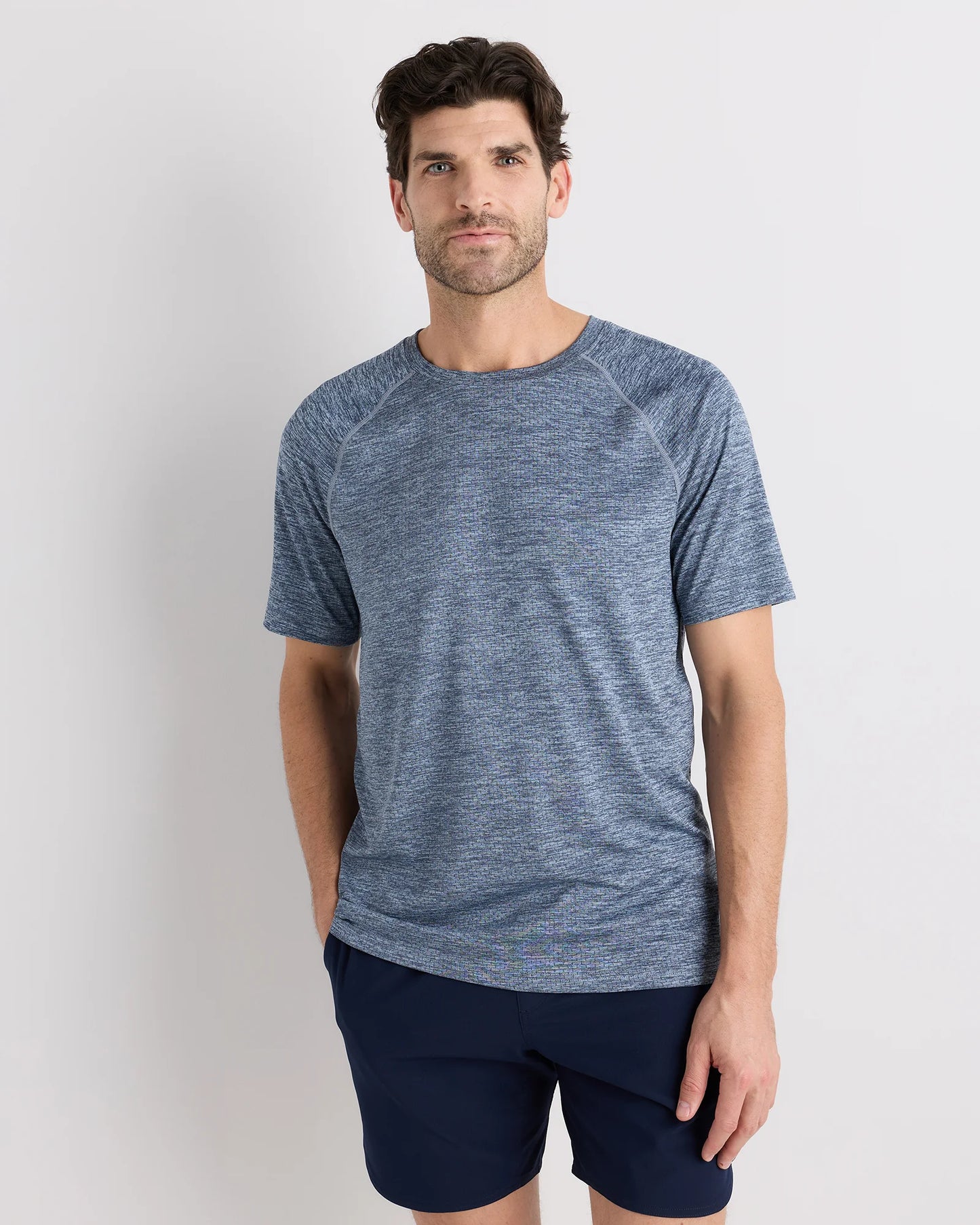Mesh Performance Training Tee - S / Heather Grey