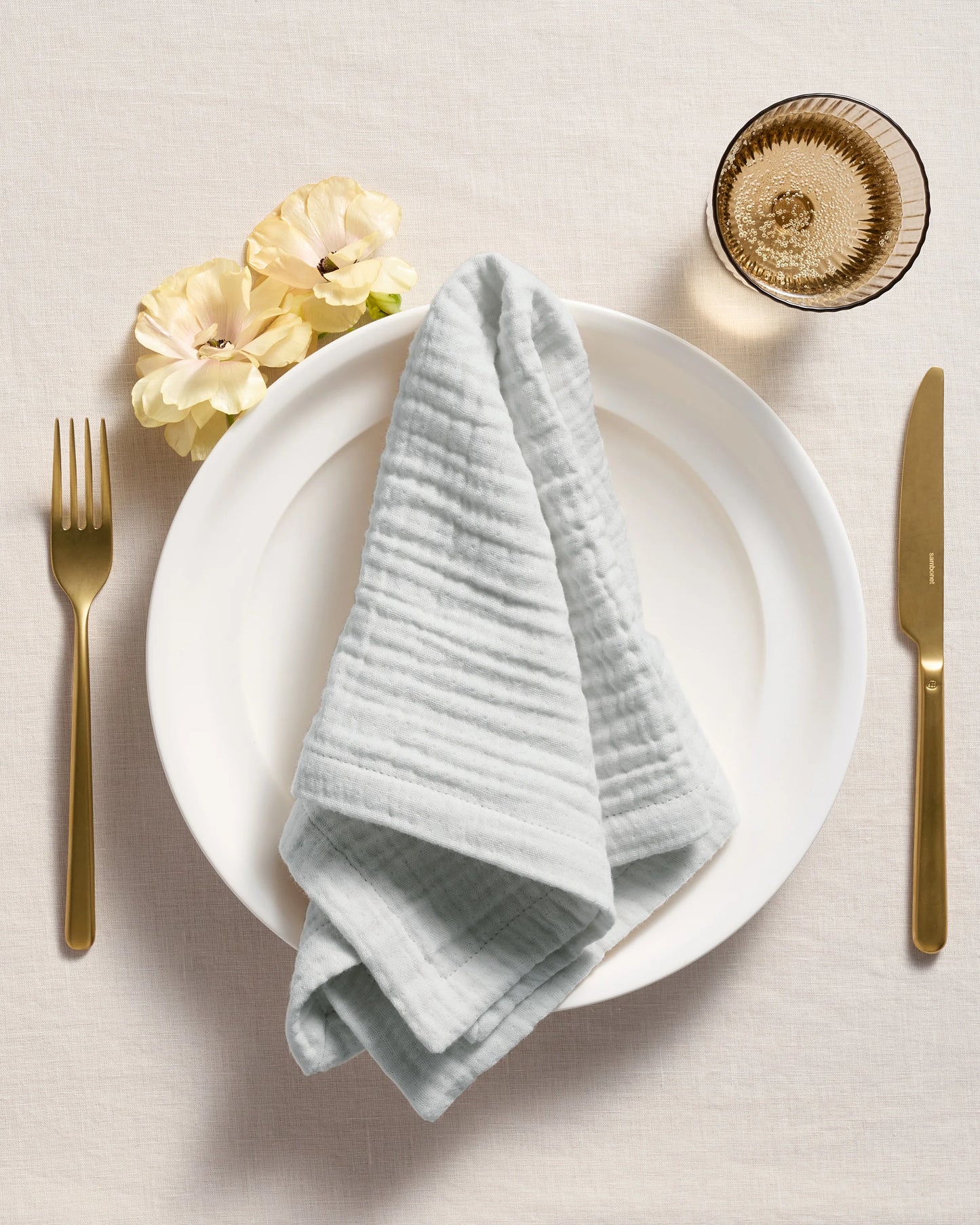 Organic Cotton Gauze Napkins - One Size / Chocolate