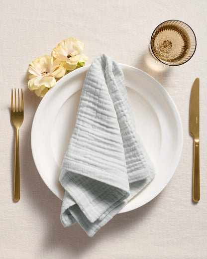 Organic Cotton Gauze Napkins - One Size / Chocolate
