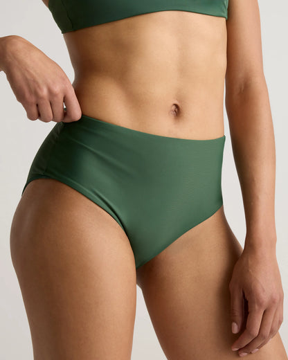 Italian High-Rise Bikini Bottom - XS / Black