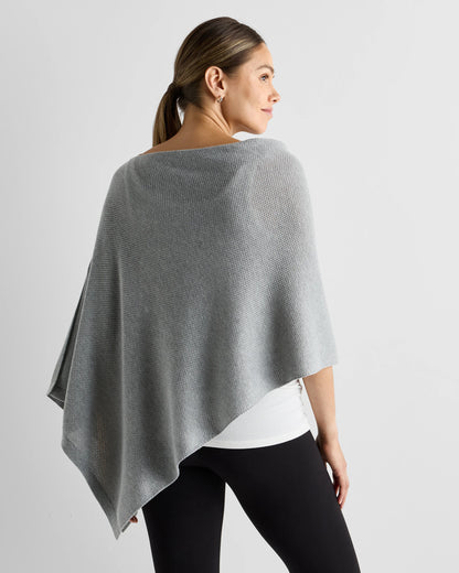 Lightweight Cotton Cashmere Nursing Shawl - One Size / Pale Custard Yellow