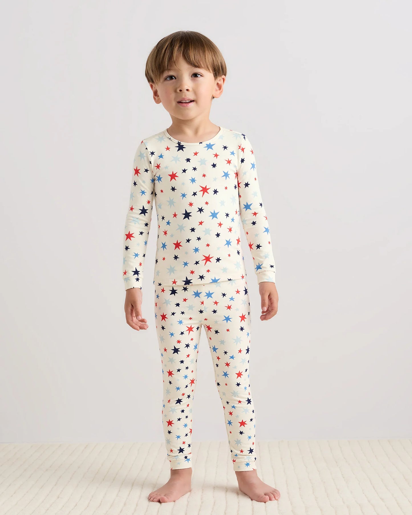 Bamboo Long Sleeve and Pant Pajama Set - 2T / Wildflower Dreams
