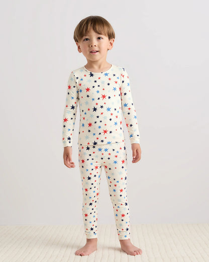 Bamboo Long Sleeve and Pant Pajama Set - 2T / Wildflower Dreams