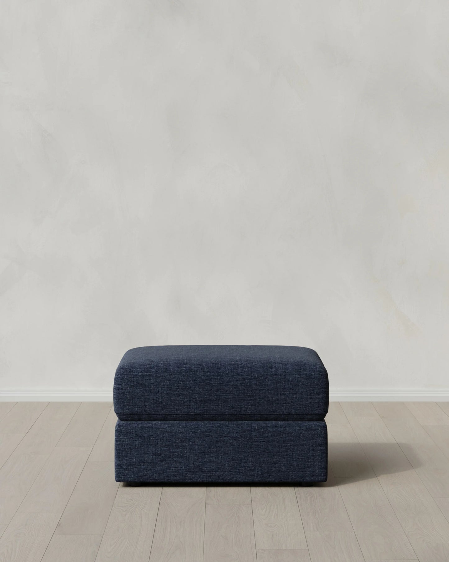 Ashford Deep Seat Ottoman in Performance Chenille Linen Blend - One Size / Sorrell